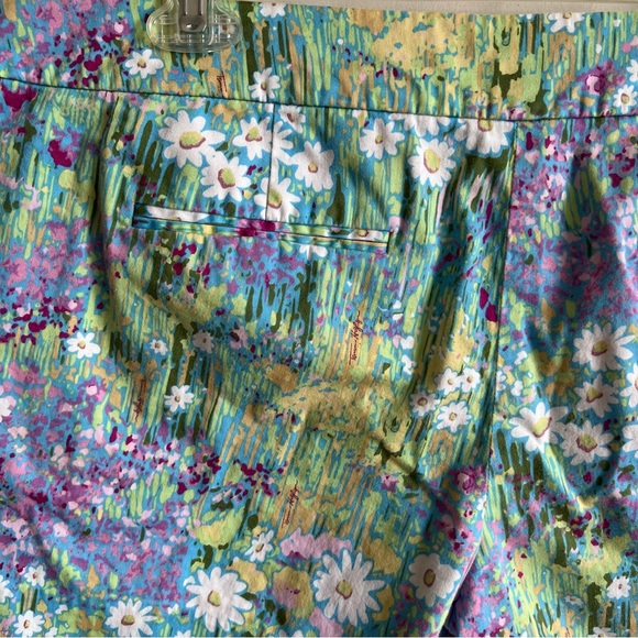 Tommy Hilfiger Floral Print Short Size 14 Cotton Blend Mid Rise Pockets - Picture 5 of 10